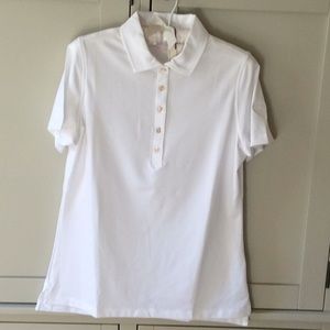 Peter Miller golf shirt. White. Size M. NWT